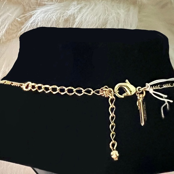 ♠️ kate spade “Lucky Penny” 🍀 Necklace NWT Tri-Tone Metal 🥇🥈🥉 - Picture 3 of 6